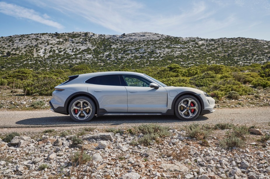 The Porsche Taycan Cross Turismo brings wagon practicality to a full-size EV.