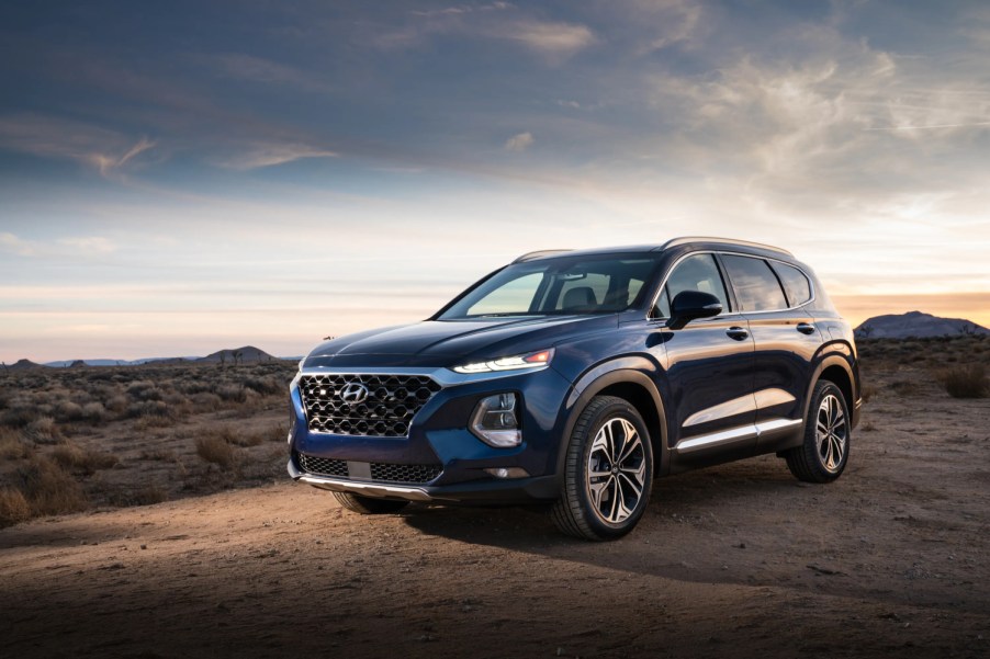 Reliable used midsize SUVs from 2019 like the Hyundai Santa Fe