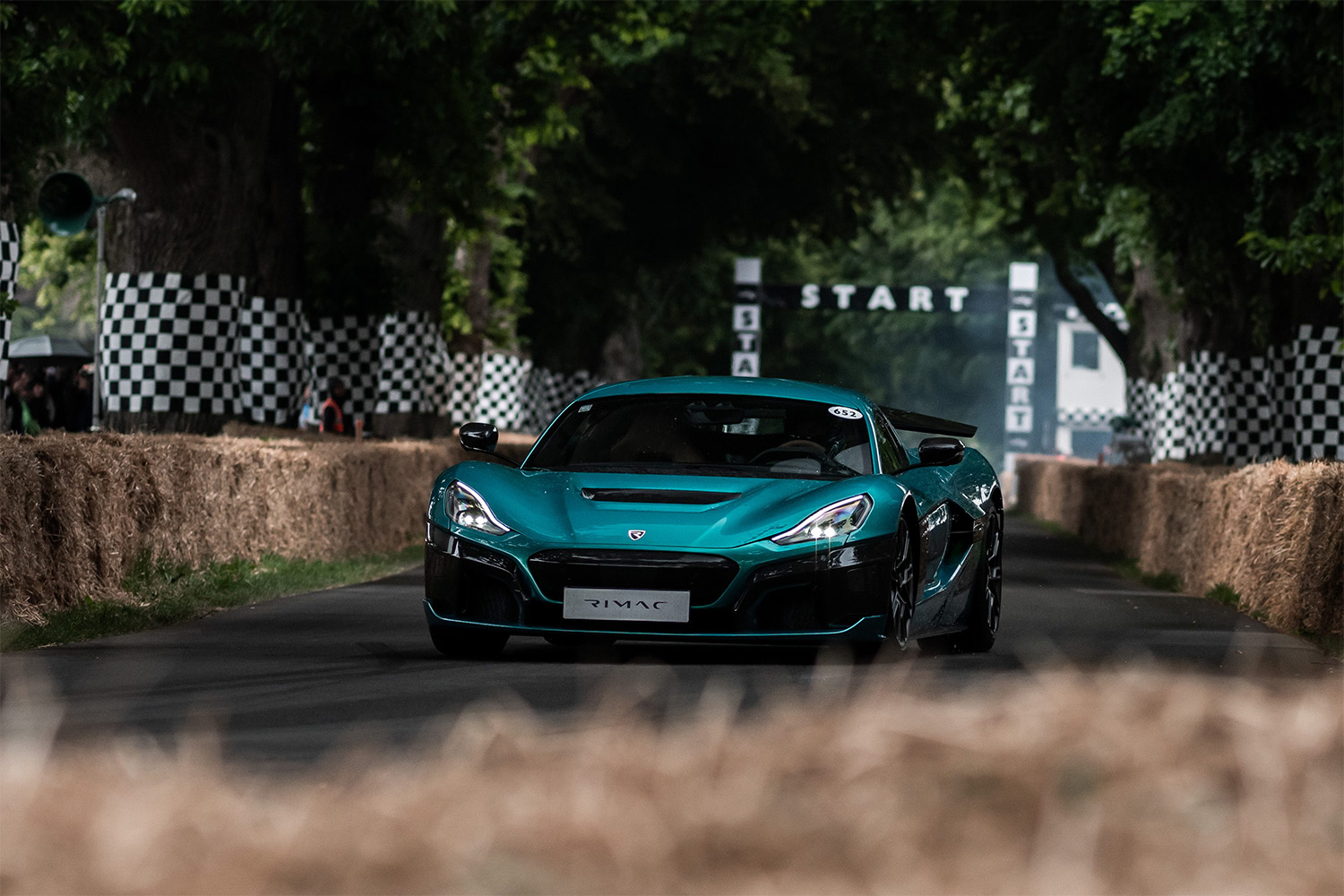 Rimac Nevera showing the power of electric hypercars at Goodwood festival of speed