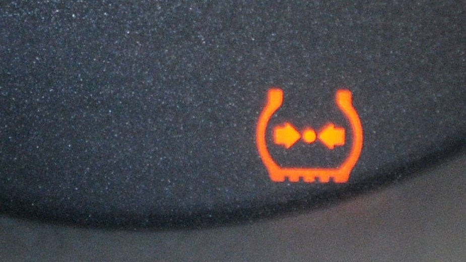 a tpms light on a dashboard