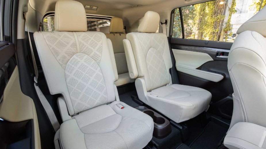 Toyota Highlander Interior with Second-Row Captain's Chairs