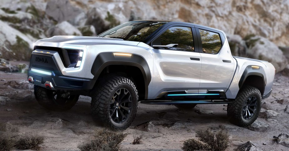 This Toyota Tacoma Electric Rendering is possibly what this midsize truck will look like