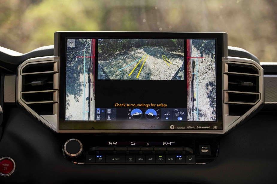 Toyota Tundra Panoramic View Monitor Screen