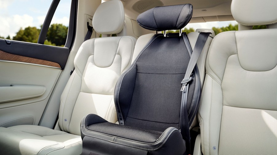 Volvo XC90 Integrated Booster Seat Built-In to middle of second row seats