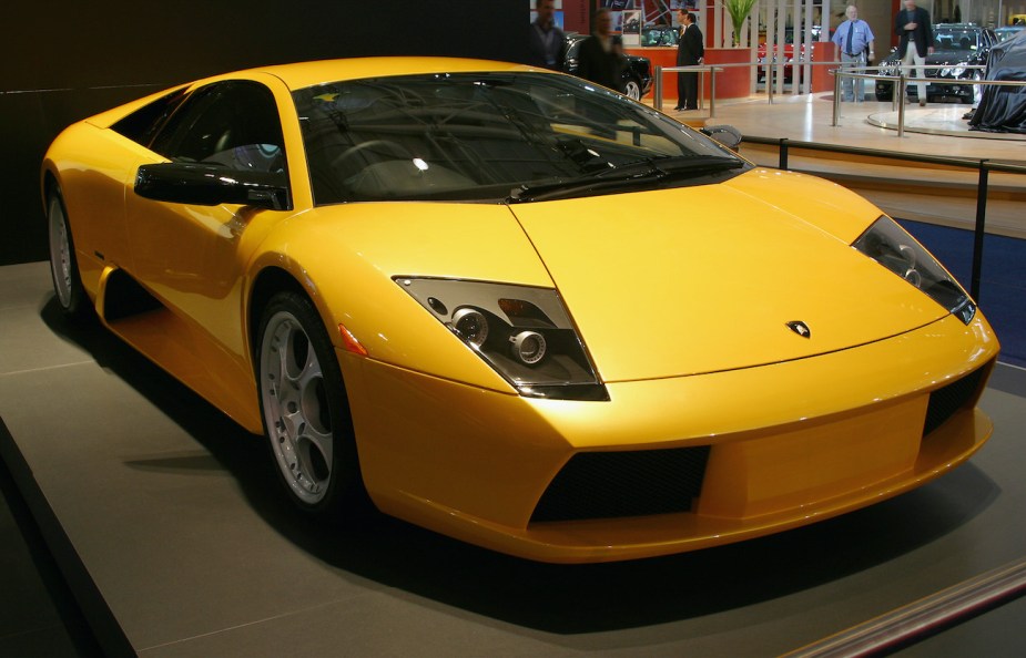 The Lamborghini Murcielago on show