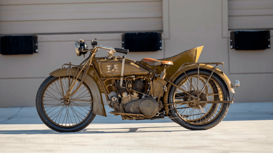 1916 Excelsior V-Twin with Sidecar