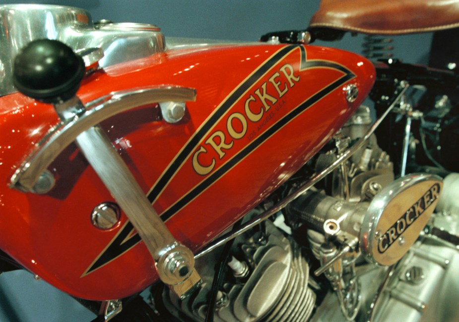 1937 Crocker V-Twin tank