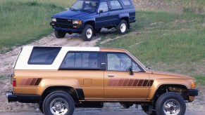 1984 Toyota 4Runner in gold and blue