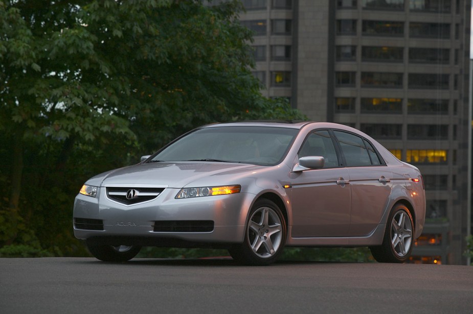 A front view of the 2008 Acura TL.