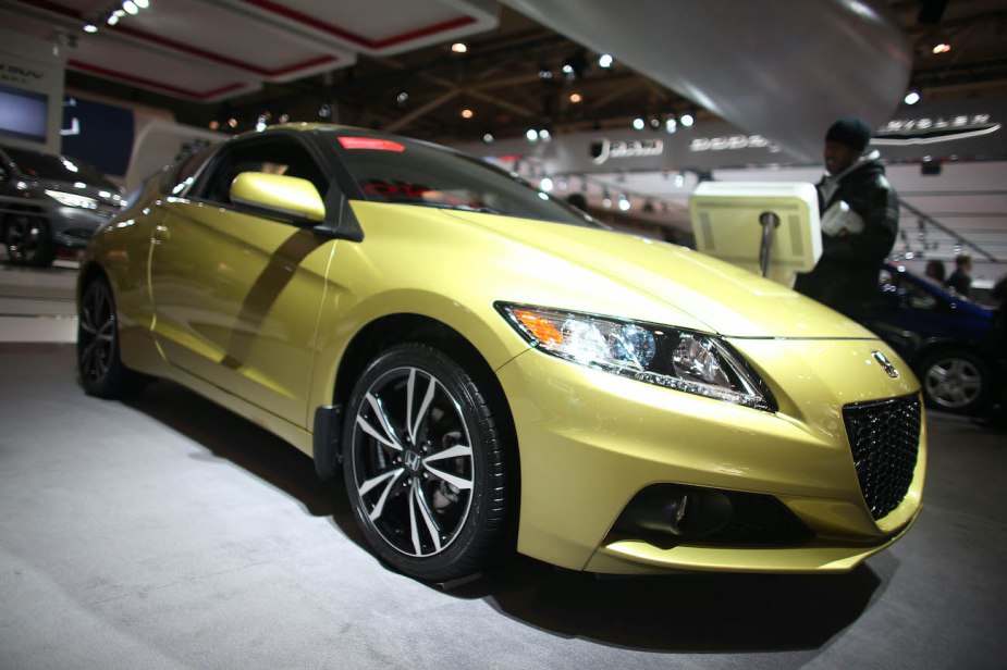 The 2013 Honda CR-Z coupe at the Canadian Auto Show.