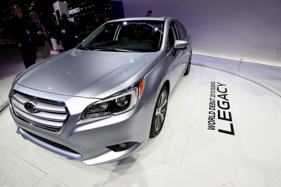 The debut of the 2015 Subaru Legacy, at the 106th Annual Chicago Auto Show. 