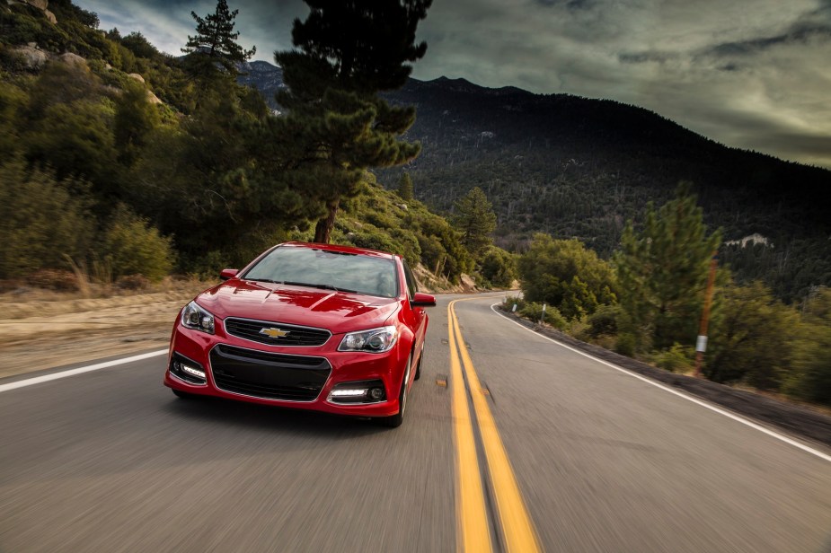 The Chevrolet SS is a fast V8 sedan that can go toe-to-toe with the Dodge Charger SRT8.