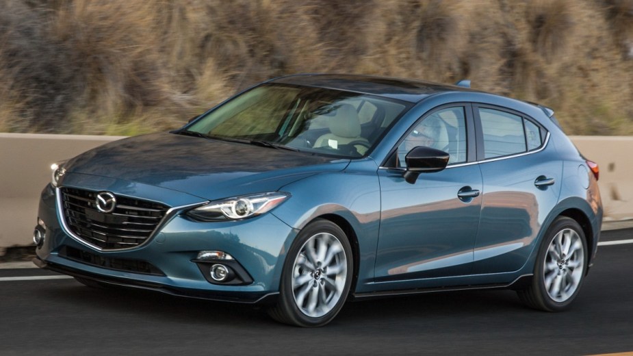 a 2016 mazda3 hatchback, a stylish and driver-focused hatchback that is surprisingly fast