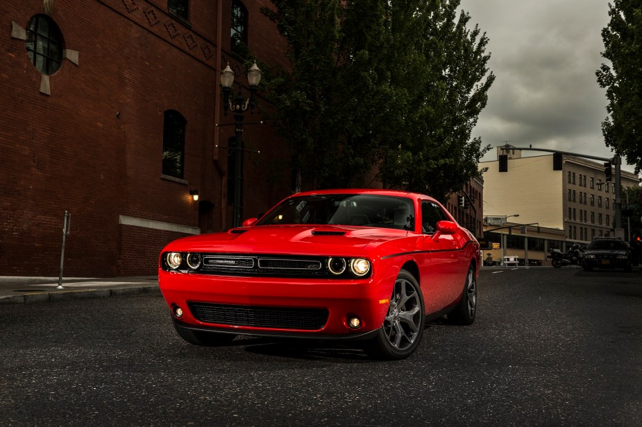 The Dodge Challenger SXT, like the Ford Mustang EcoBoost, is one of the most fuel efficient muscle cars.