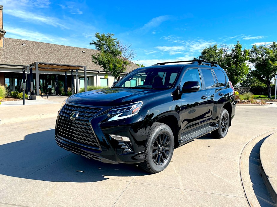 2022 Lexus GX 460 Black Line sitting in front of a building