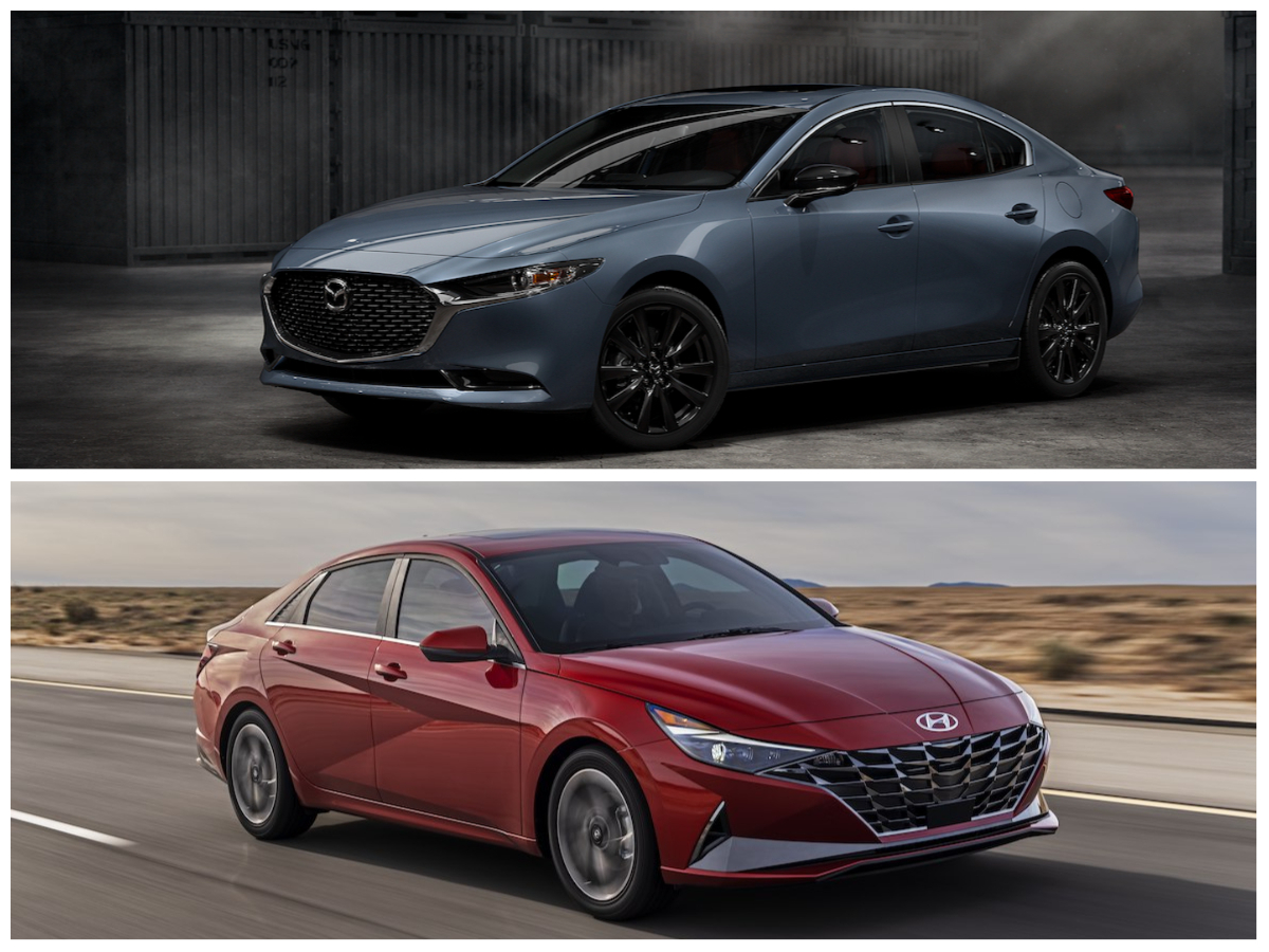 2022 Mazda3 vs 2022 Hyundai Elantra