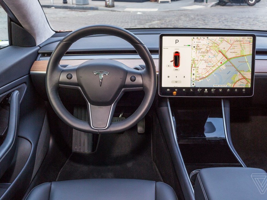 2022 Tesla Model 3 interior