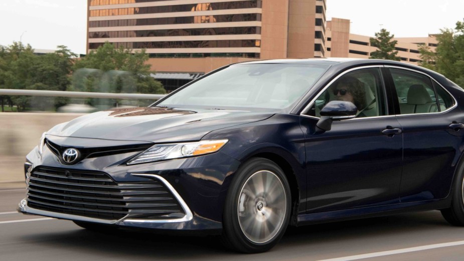 a 2022 toyota camry, a popular midsize sedan that had bad results in crash testing