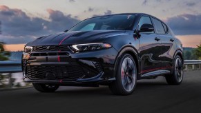 The 2023 Dodge Hornet PHEV on the road