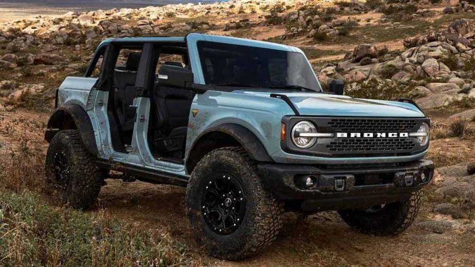 2023 Ford Bronco off-roading 