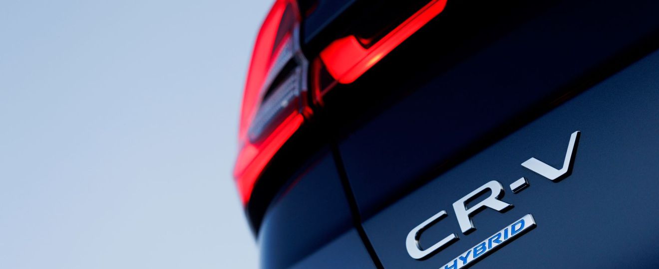 2023 Honda CR-V Hybrid compact SUV badging on the trunk
