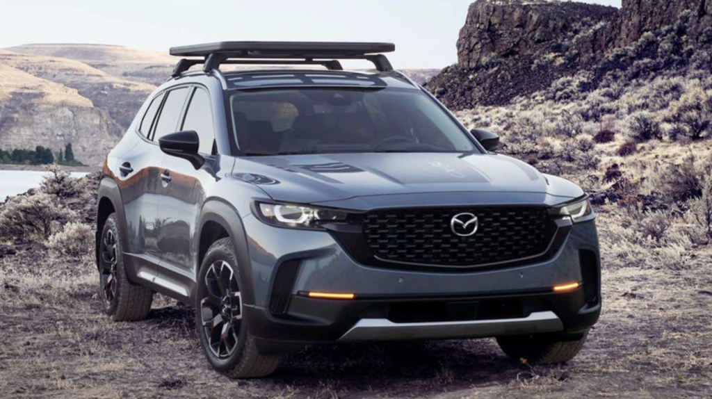 The 2023 Mazda CX-50 Meridian Edition off-roading in sand