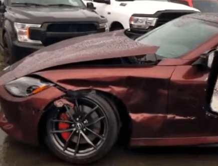 Dealership Employee Crashes 2023 Nissan Z In the Car Lot While Customer Waited for Delivery