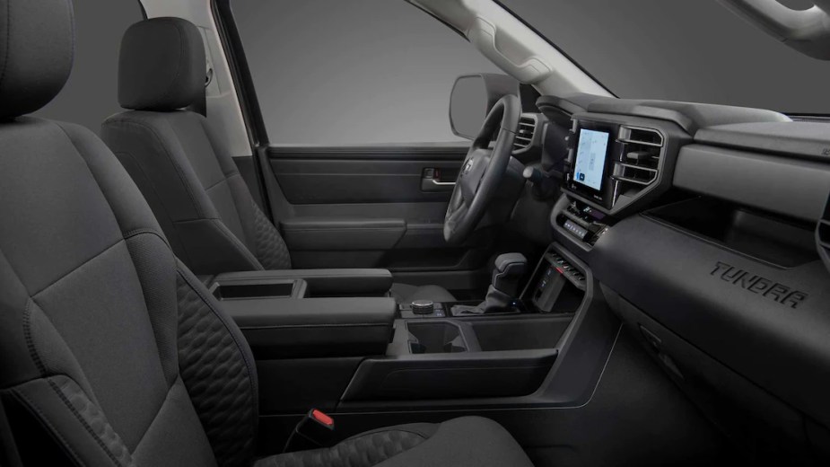 2023 Toyota Tundra SX interior 