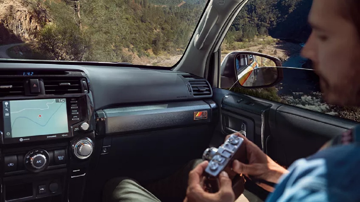 The interior of the 2023 Toyota 4Runner.