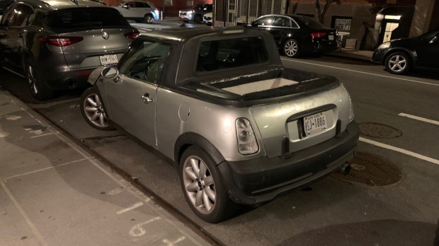 Mini Camino: Someone in NYC Chopped a Mini Cooper Into a Tiny Pickup Truck, and We’re All About It