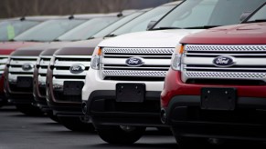 The best used Ford Explorer SUV years like these 2012 SUVs