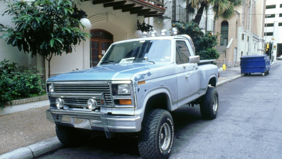 Buying a lifted pickup truck like this one offers a few benefits