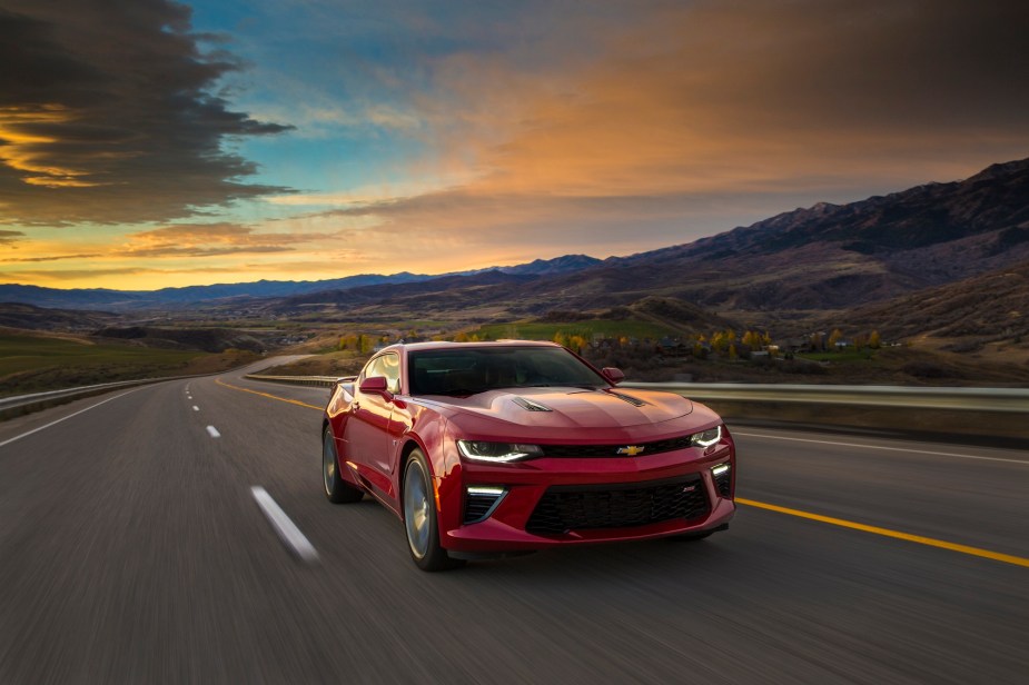 The Chevrolet Camaro fights the Ford Mustang EcoBoost for the helm of the list of the cheapest fast cars.