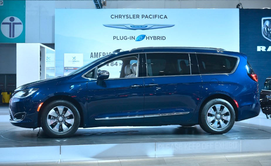 A Chrysler Pacifica PHEV is one of the hybrids included in the car fire-related "park outside" recall order.