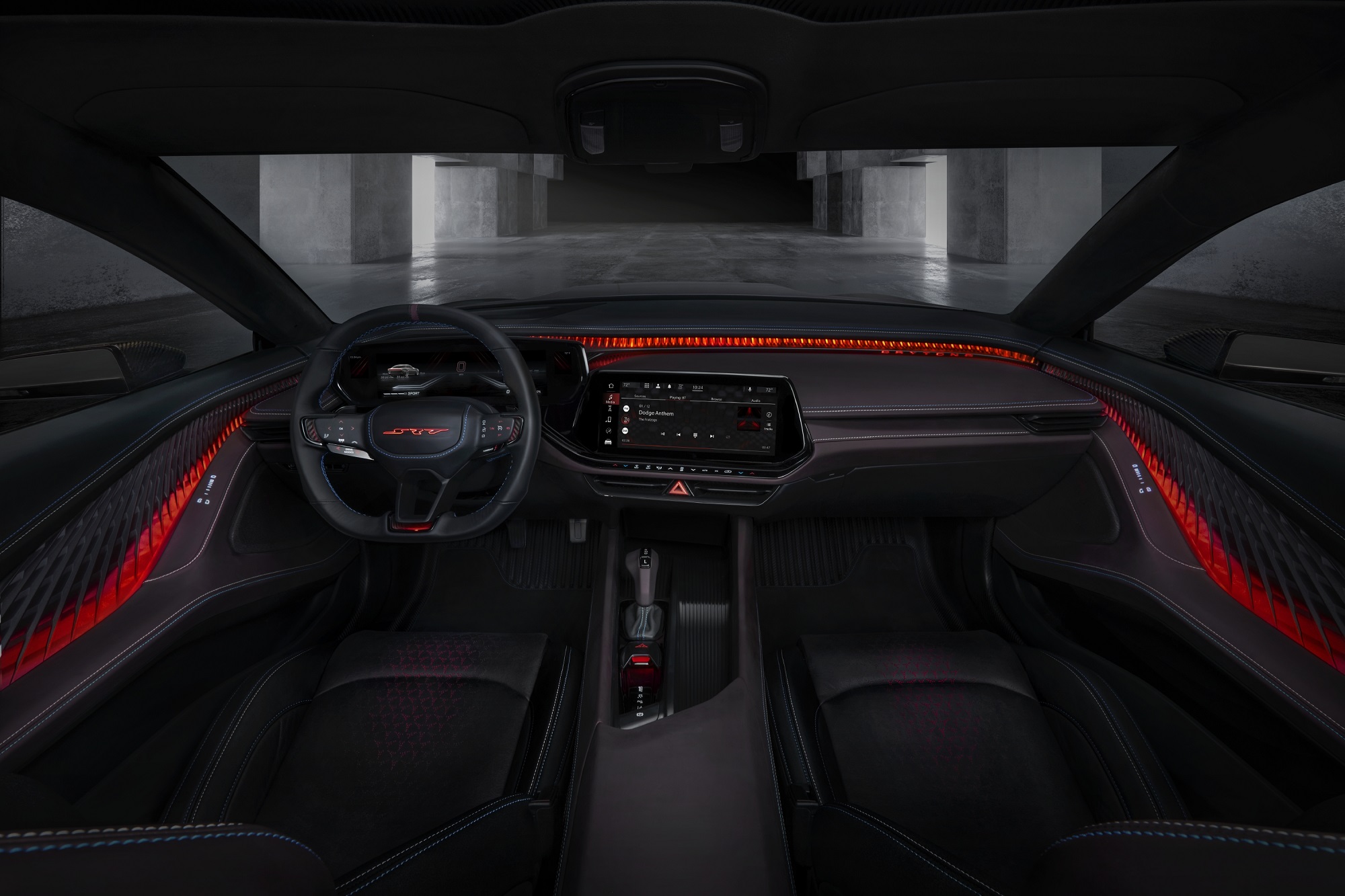 Dodge EV Muscle Cars Interior Is Science Fiction