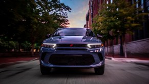 The 2023 Dodge Hornet GT is a Dodge crossover with underwhelming front-end styling.
