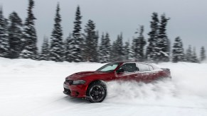 Winter warrior: 2022 Dodge Charger GT AWD driving in the snow