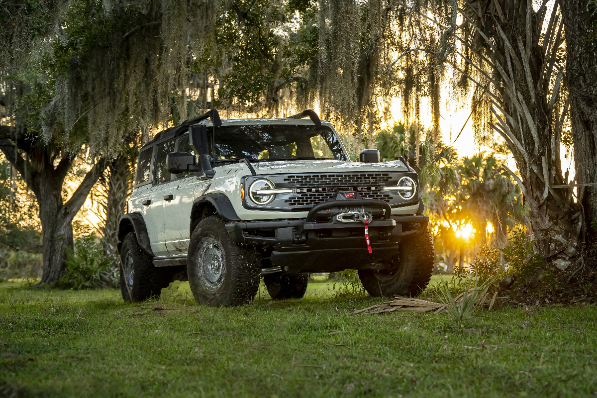 The 2022 Ford Bronco Everglades is a true off-road SUV, it even has a factory winch.