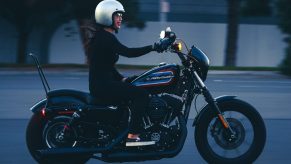 Consider a cheap Harley-Davidson like the Evolution generation motorcycle from the budget-friendly Sportster family.