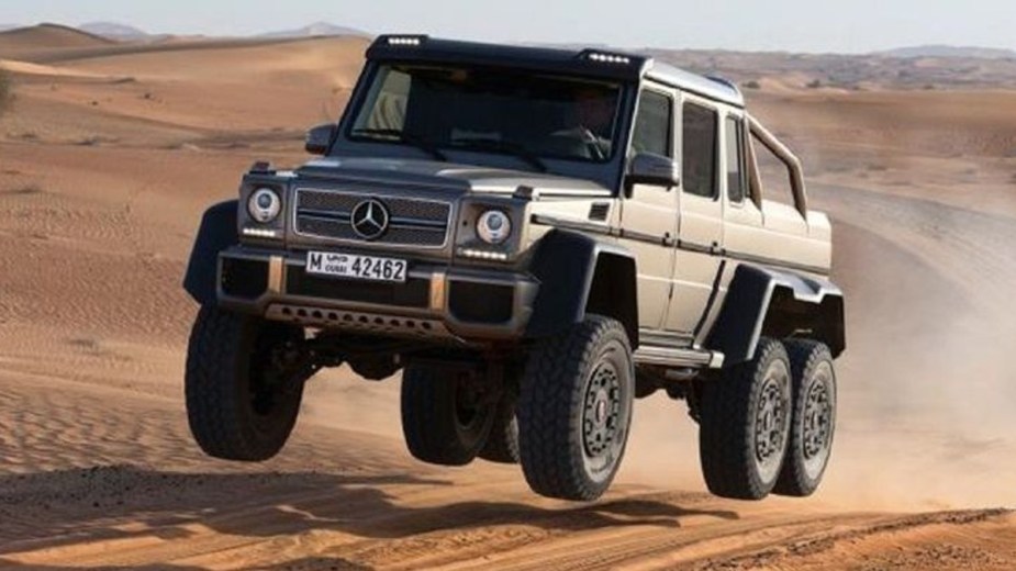 Mercedes-Benz G63 AMG 6x6 born in the desert
