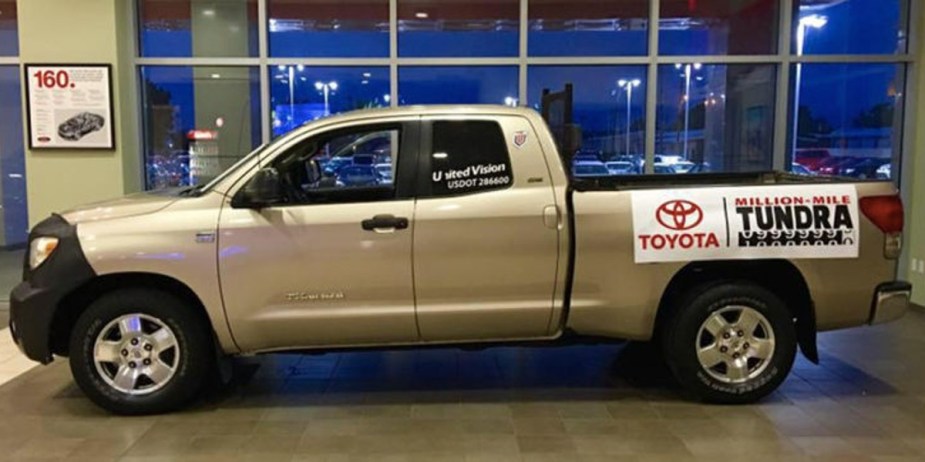 The Million-Mile 2007 Toyota Tundra owned by Victor Sheppard