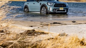 2022 Mini Countryman parked in the surf