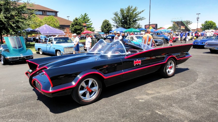 Original Batmobile at a Car Show