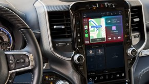 a new ram 1500 with the uconnect 5 system, one of many models with this infotainment
