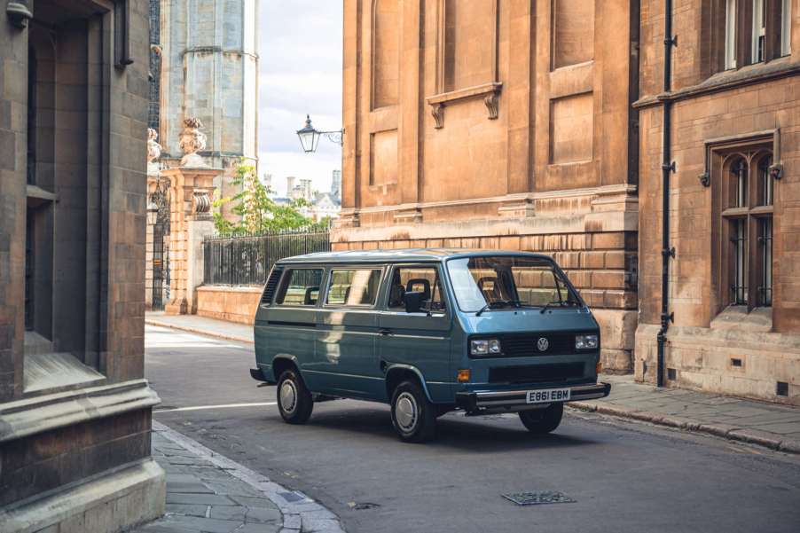 exterior shot of 1988 Volkswagen van