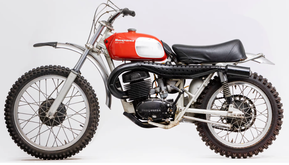 Steve McQueen's last motorcycle: 1971 Husqvarna 400 Cross