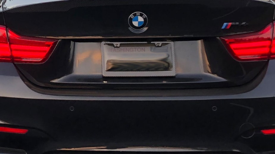 Tinted License Plate Cover