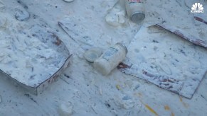 Truck Carrying Jars of Alfredo