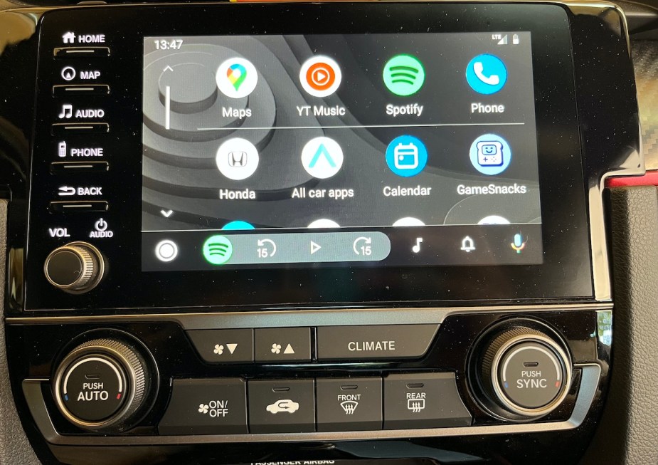 Wireless Android Auto engaged.