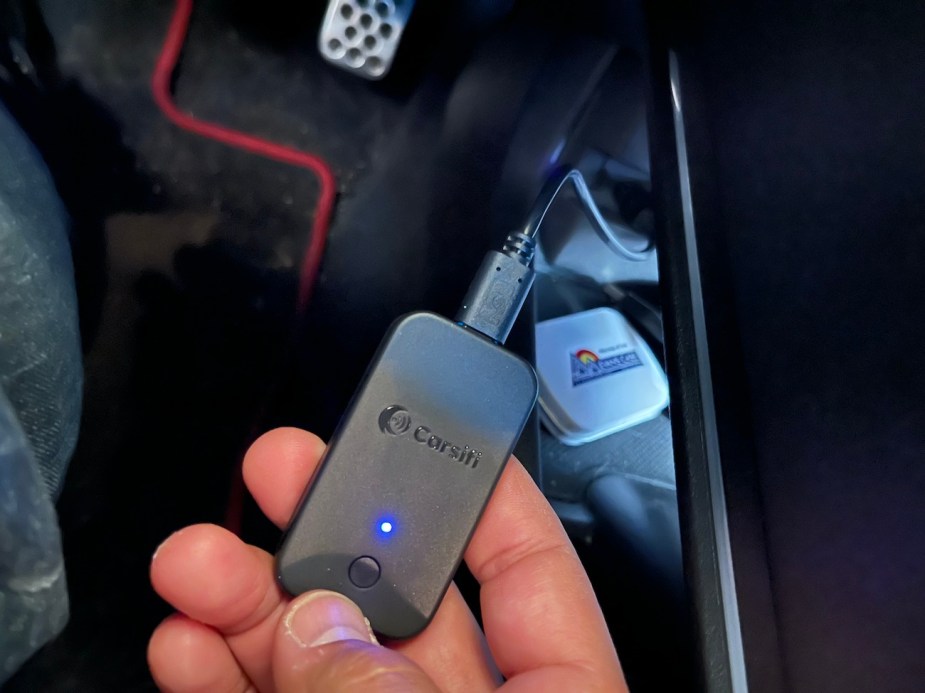 The Carsifi adapter would connect, but it didn't end up working properly.